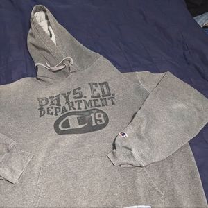 Large Gray Champion Hoodie